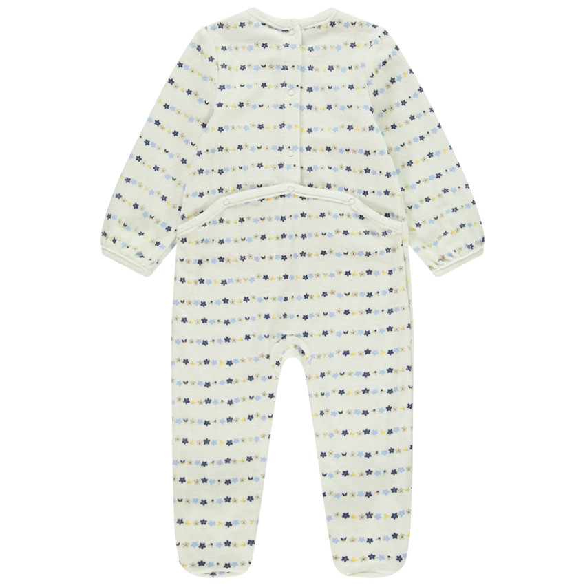 Lot de 3 dors-biens velours pour bébé fille avec ouvertures différentes selon l'âge 