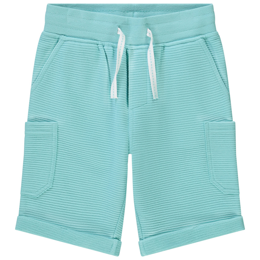 Bermuda molletonné à poches plaquées pour garçon 