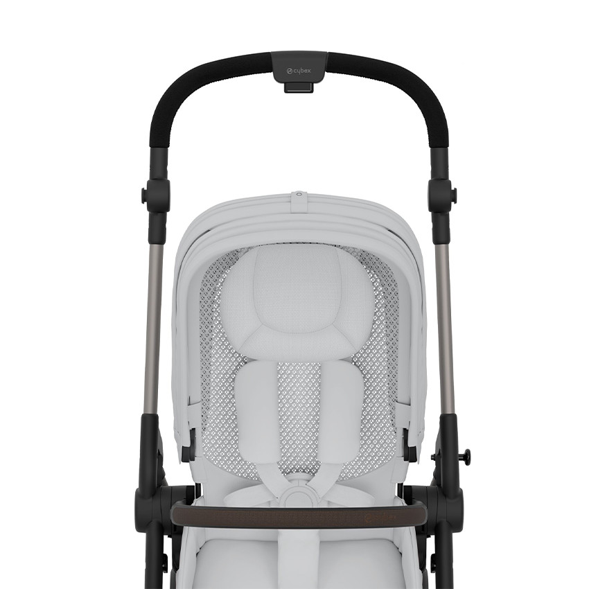 Poussette compacte légère Melio 4 taupe/fog grey 