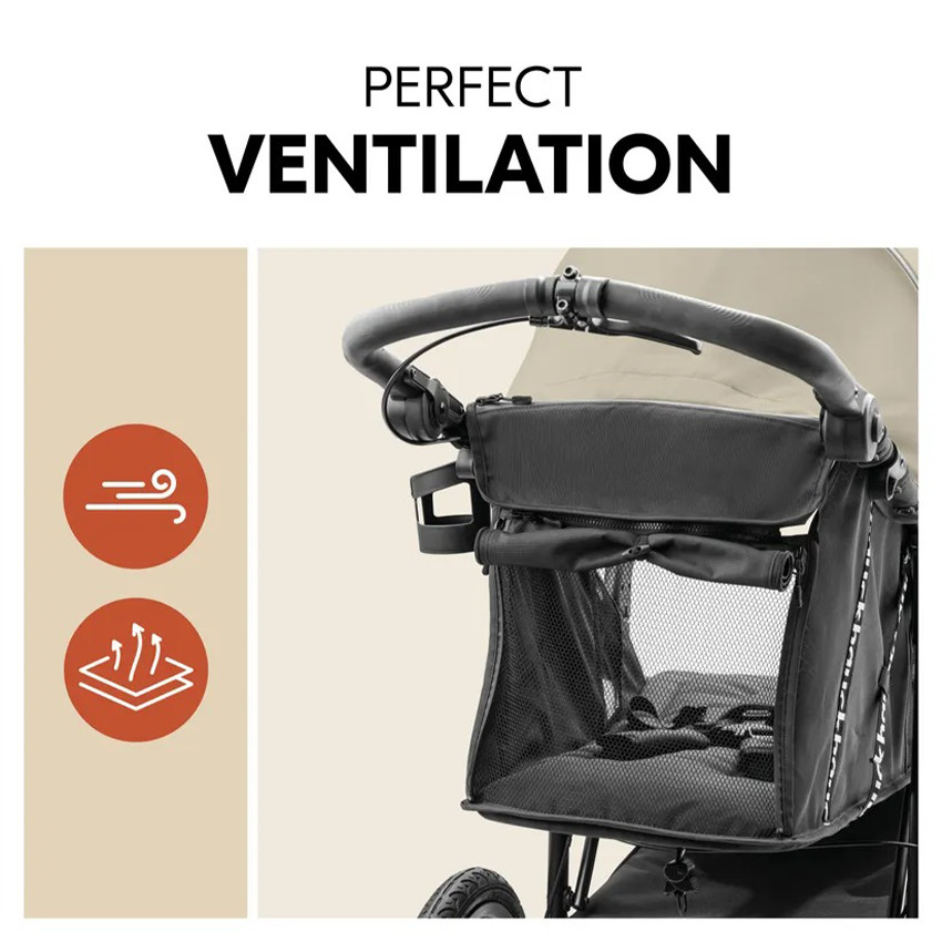Poussette Jogger Runner 3 Tout-terrain Olive 
