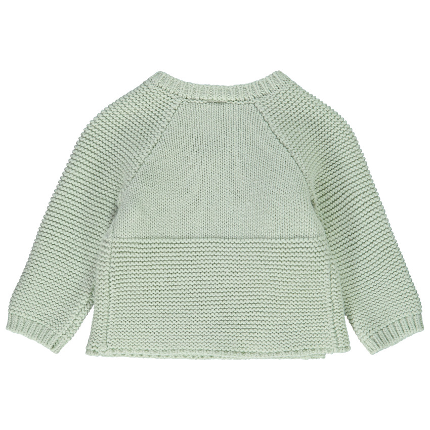 Vest met gebreid effect voor prematuur baby 