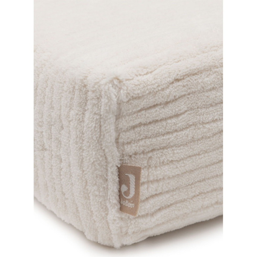 Housse matelas à langer - Cloudy rib - Oatmeal - 50x70 cm 