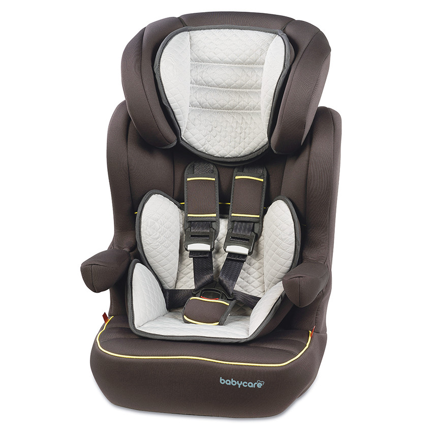 Autostoel Quilt Groep 1/2/3 (van 9 tot 36 kg) - Bruin 