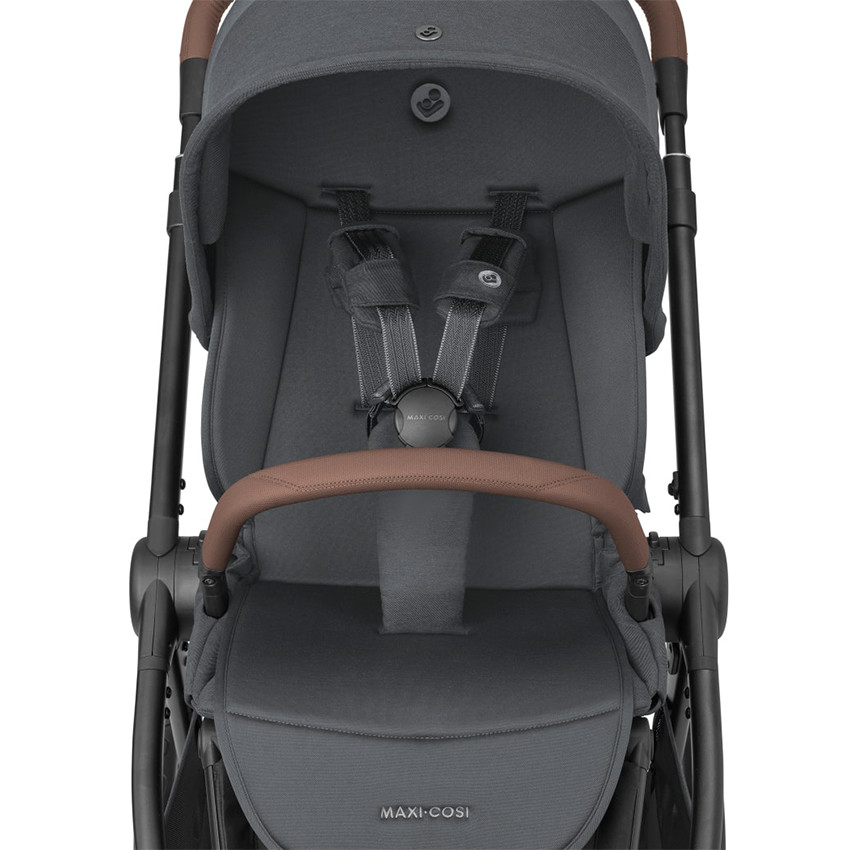 Poussette Oxford Plus + nacelle Twillic Graphite 