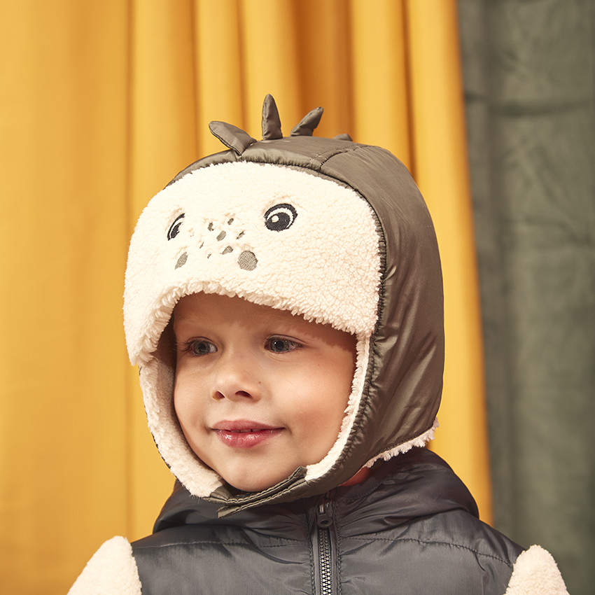 Chapka ludique en toile pour bébé garçon 
