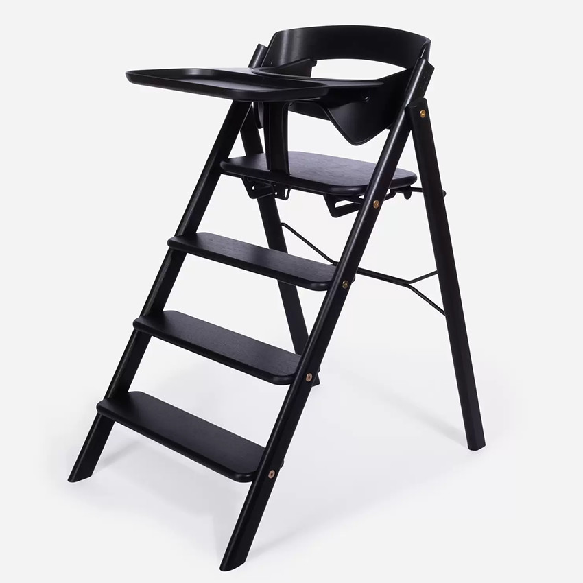 Tablette chaise haute Kaos Klapp pliable Noir 