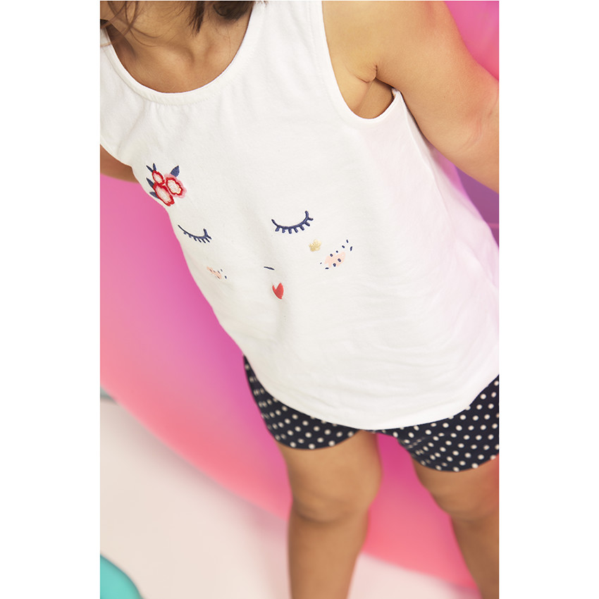 Ensemble 2 pièces en jersey pour bébé fille 