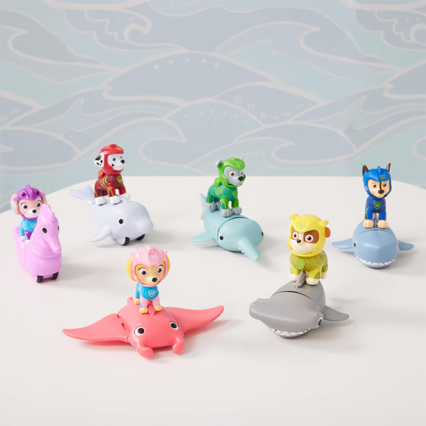 Pack de 2 figurines Aqua Pups Pat'Patrouille (modèle aléatoire) 