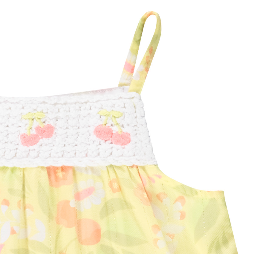 Ensemble 2 pièces imprimé fantaisie pour bébé fille 