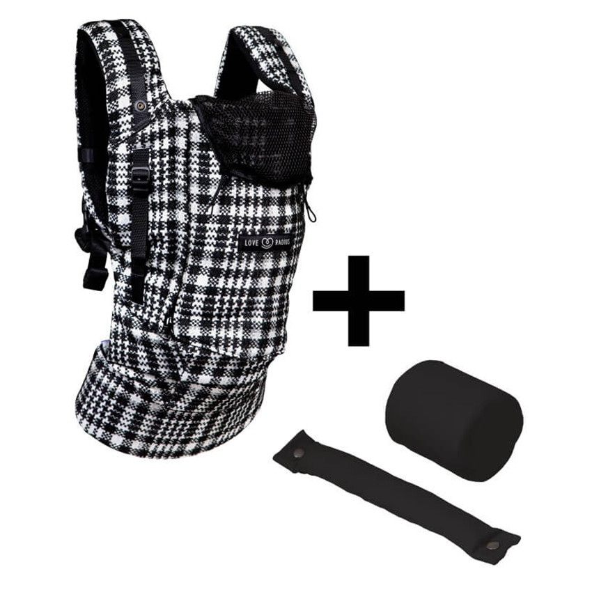 Porte bébé 3 positions PhysioCarrier 0+ Prince De Galles 