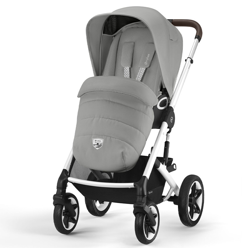 Poussette Talos S Lux Châssis Silver Stone Grey 