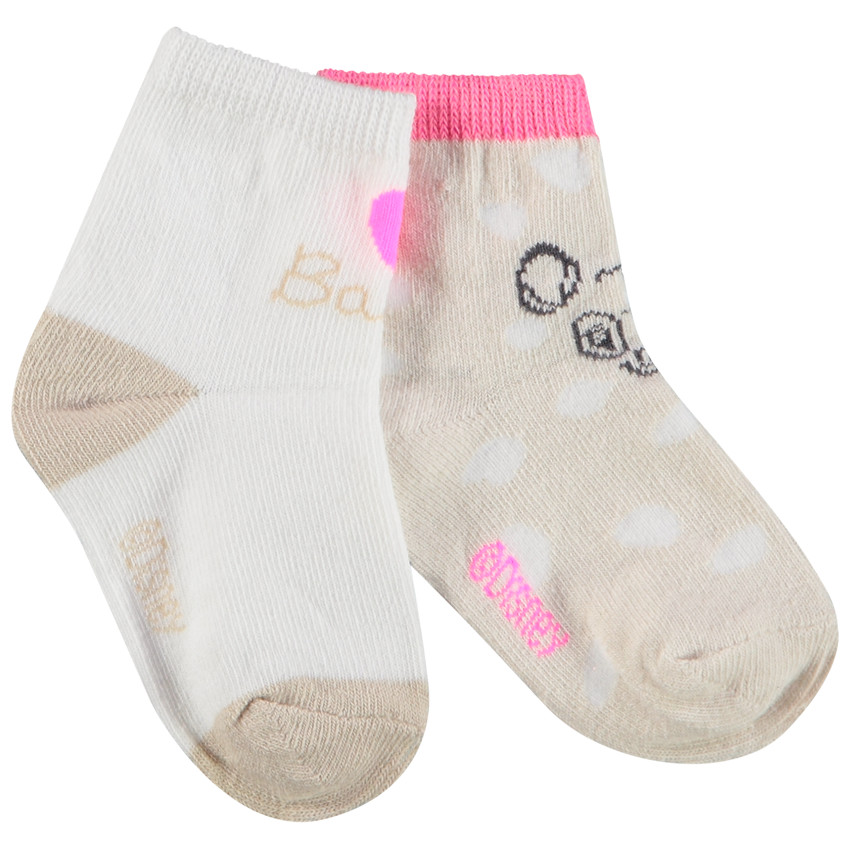 Lot de 2 paires de chaussettes print Bambi Disney pour bébé fille 