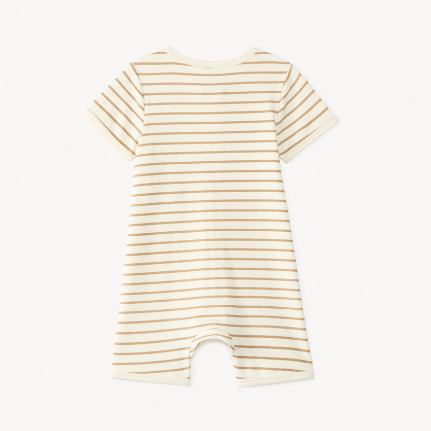 Combis short met gestreept berenprint voor babyjongen 