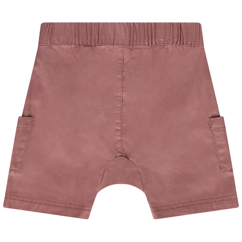 Bermuda en twill style cargo pour bébé garçon 