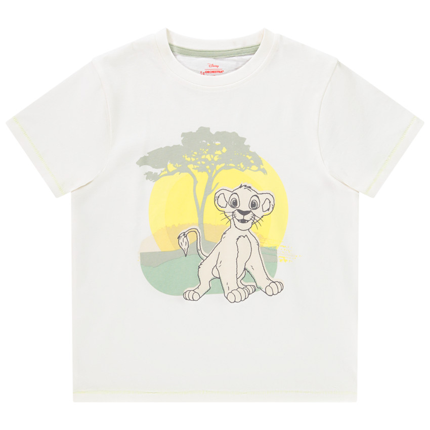 T-shirt manches courtes Simba Disney pour bébé garçon 