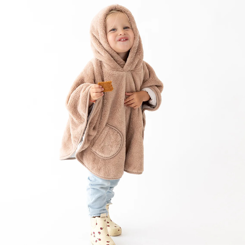Poncho de Voyage Softy + Jersey Natural 9-36M 