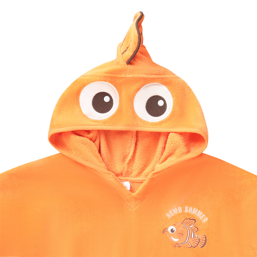Cape de bain à capuche ludique Nemo Disney pour bébé garçon 