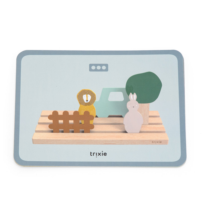 Jeu de repérage spatial en bois  