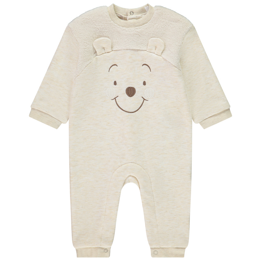 Combinaison longue bi-matière Winnie Disney pour bébé 