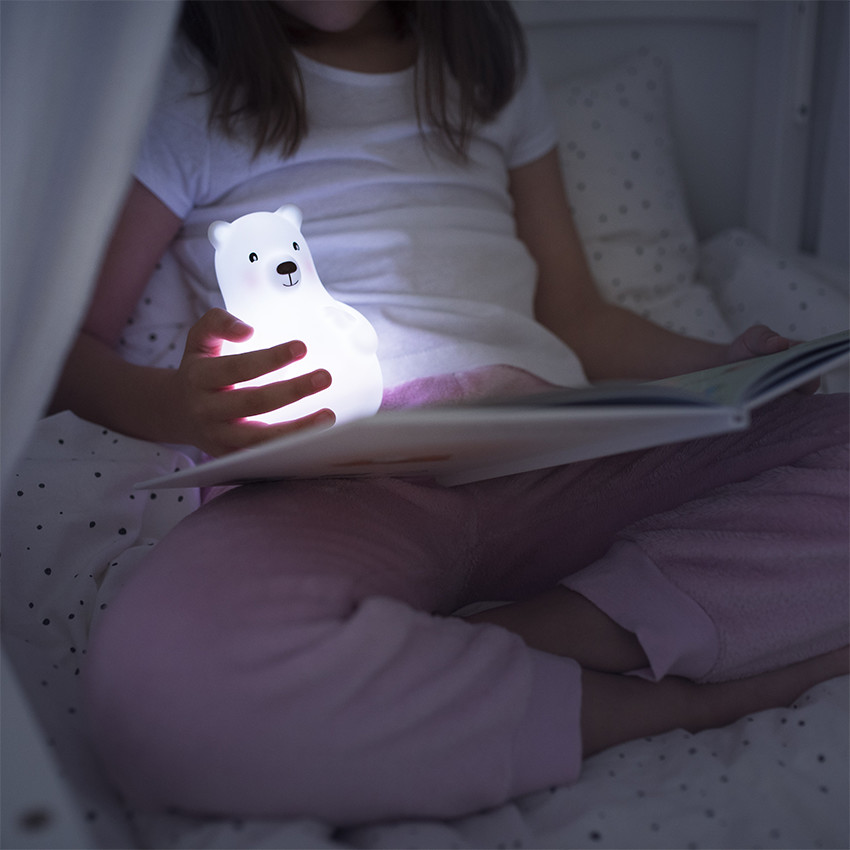 Veilleuse Arc-en-ciel l'ourson Lumicolor 