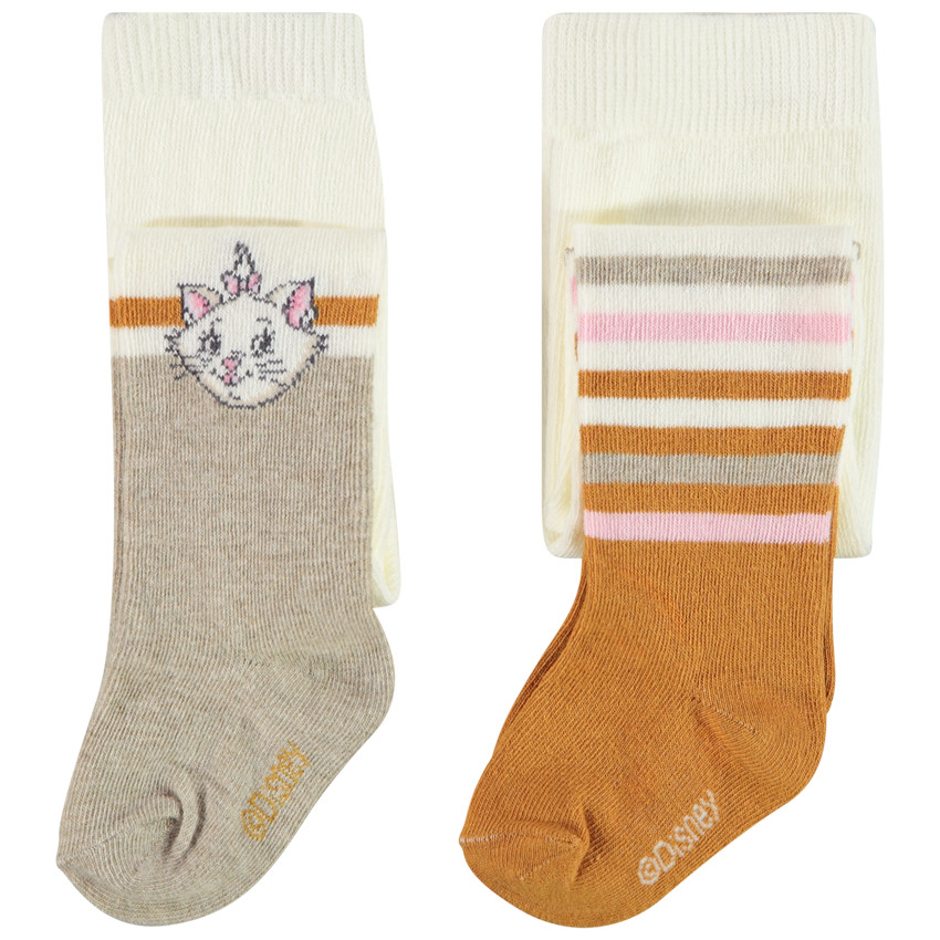 Lot de 2 paires de collants épais Marie des Aristochats Disney pour bébé fille 