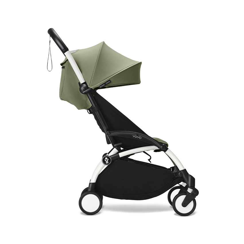 Kinderwagen Stokke® YOYO³ vanaf 6 maanden - Frame wit/Olive 