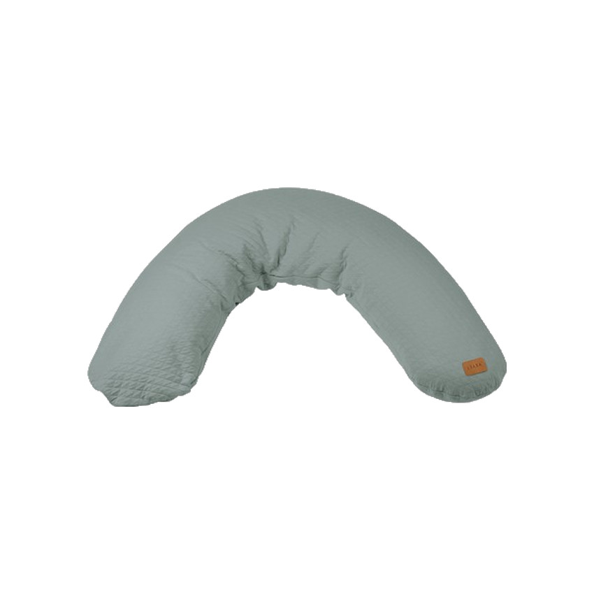 Coussin d'allaitement Big Flopsy fleur de coton - Vert sauge 