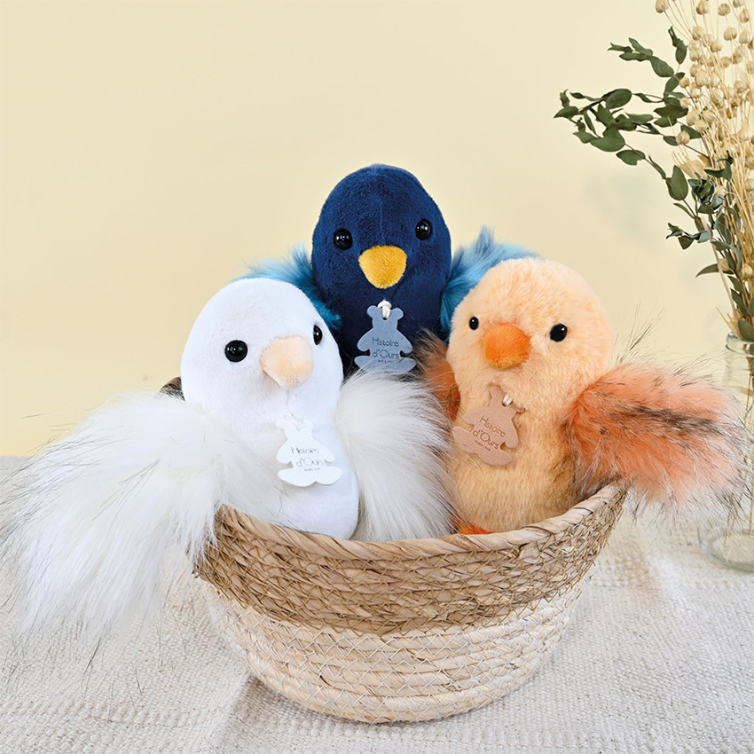 Peluche Poussins 15cm Ass. 