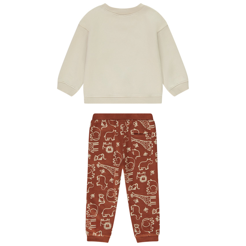 Ensemble jogging 2 pièces Safari pour bébé garçon 