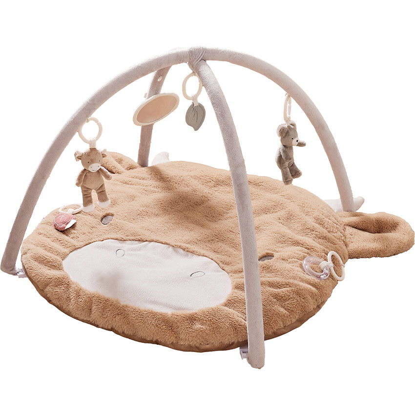 Tapis d'éveil Vache Fluffy Beige 