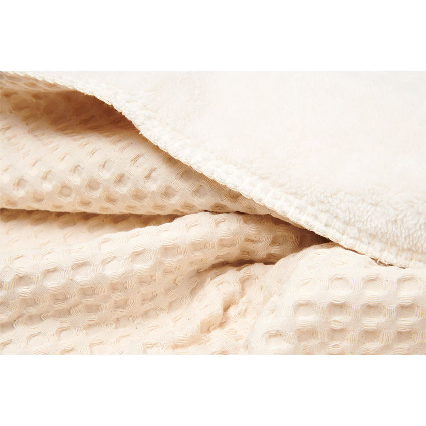 Couverture lit Teddy Oslo Gaufré Natural Pebble 100x150cm TOG 0.3 