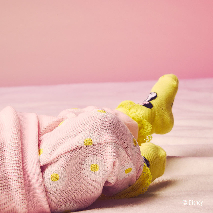 Lot de 3 paires de chaussettes Minnie Disney à dentelle pour bébé fille 