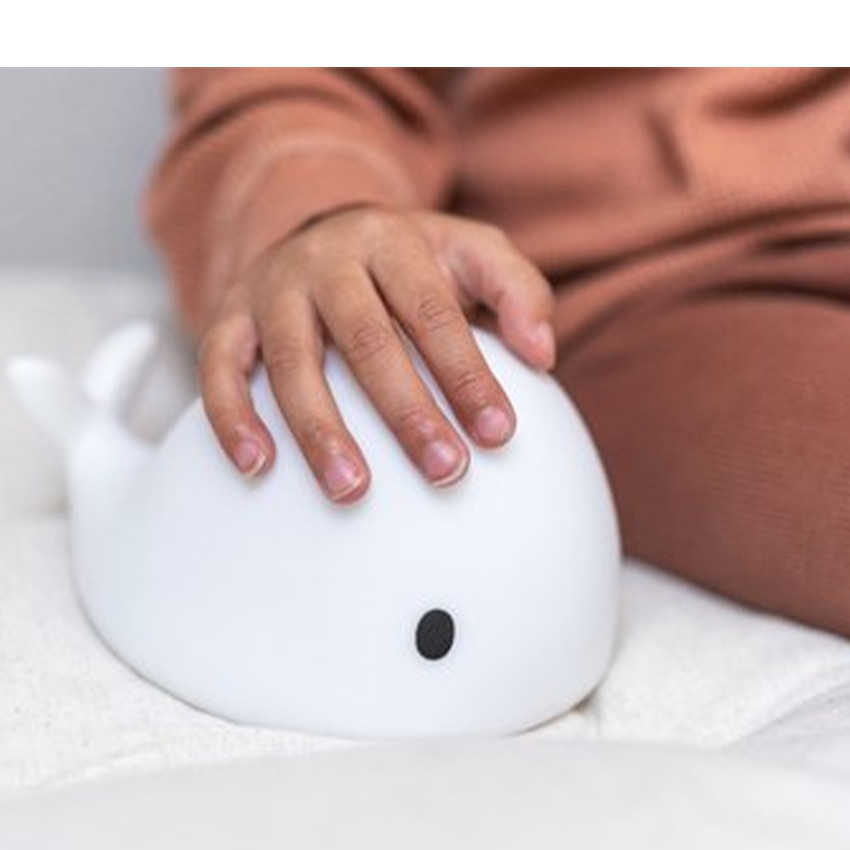 Veilleuse - Moby la baleine - Blanc - rechargeable 