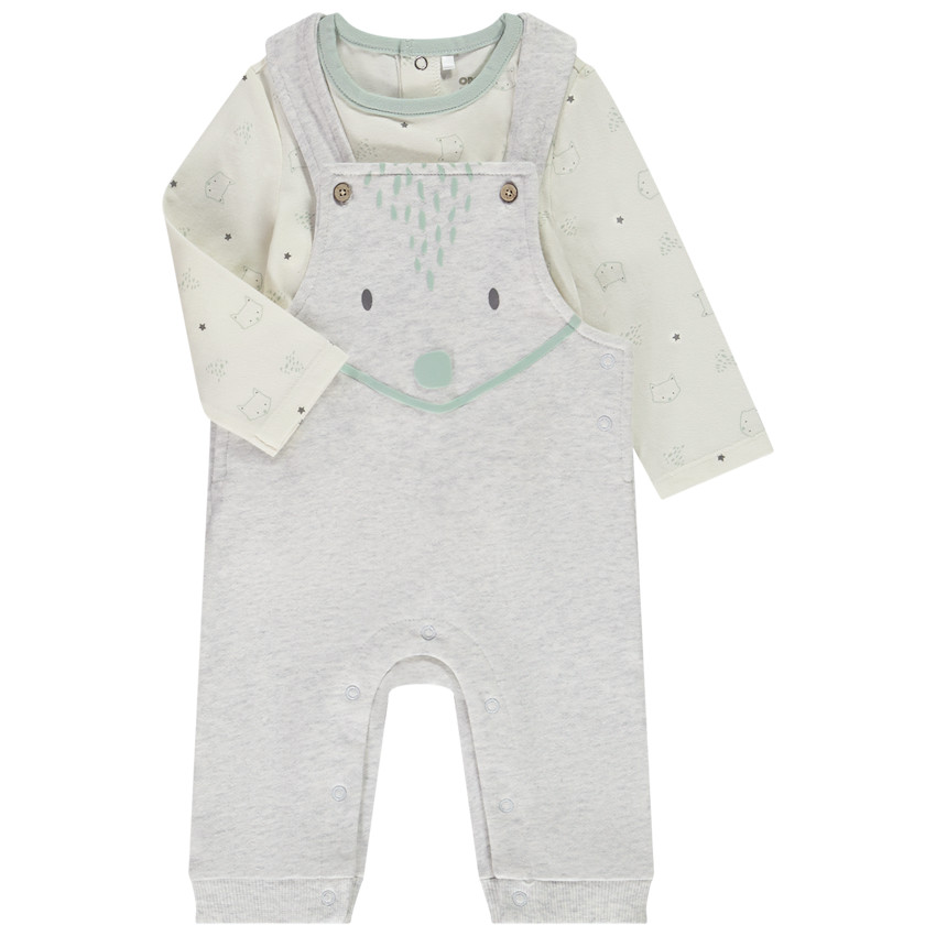 Lot De 2 Salopettes Bébé Taille 6 Mois - Marques Berlingot Et Orchestra, Occasion Très Bon état