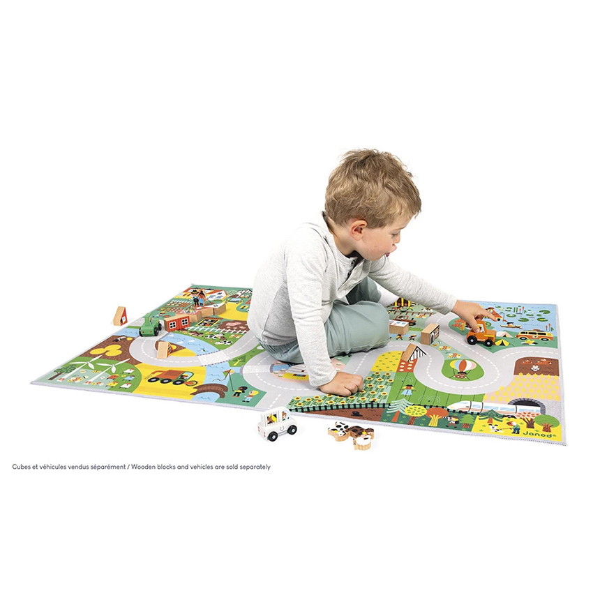 Speeltapijt Countryside Cross Roads 