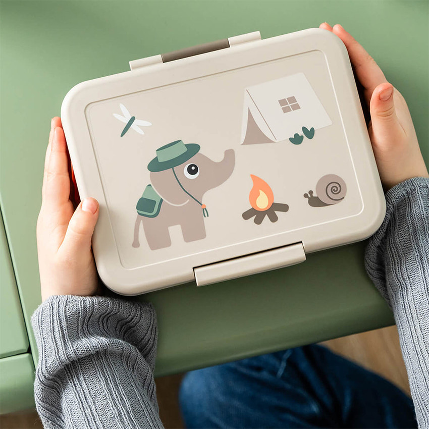 Lunchbox avec séparateur Tiny Trails Sable 