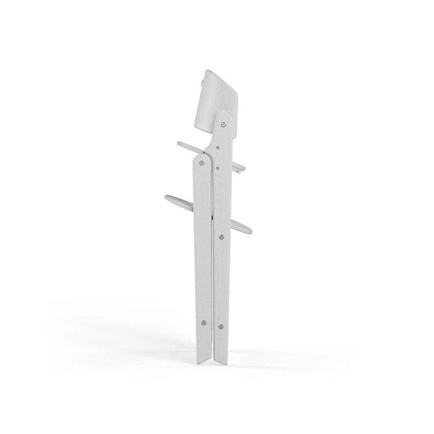 Click Fold evolutieve hoge stoel wit 