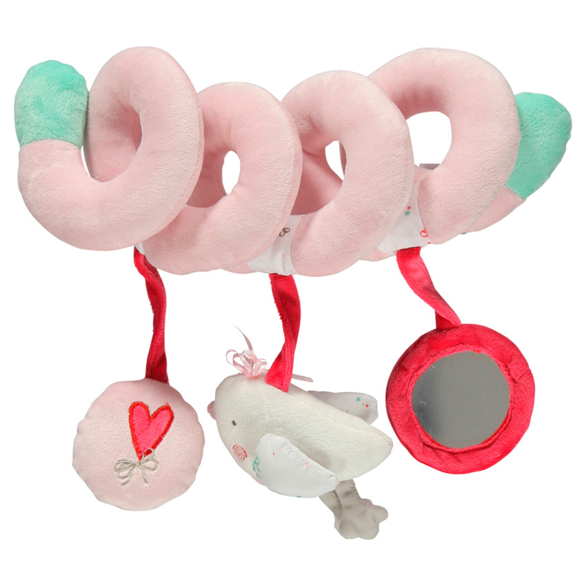 Jeux d'activités spirale en velours  