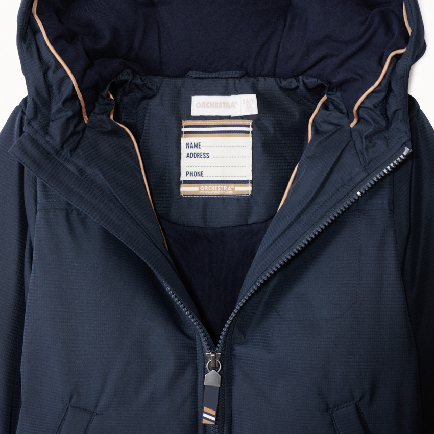 Ribstop windjack met padding voor jongens 