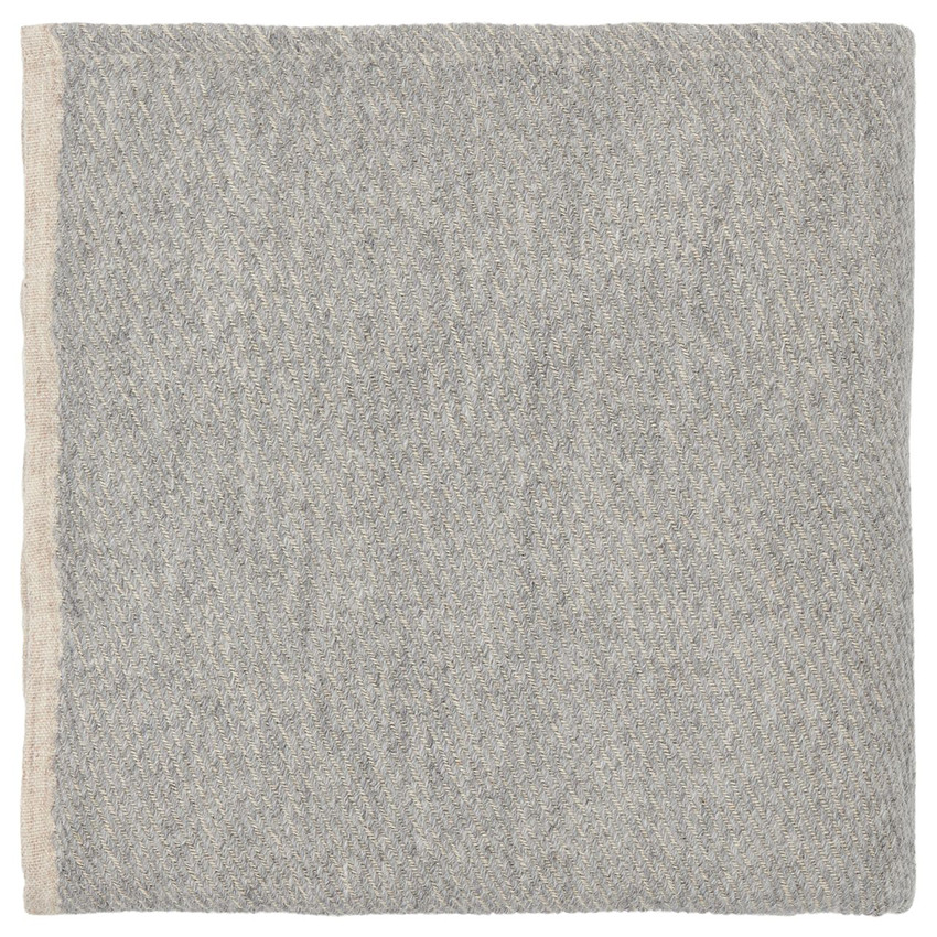 Wiegdeken wolmix Toronto Soft Grey 75x100cm TOG 0.8 