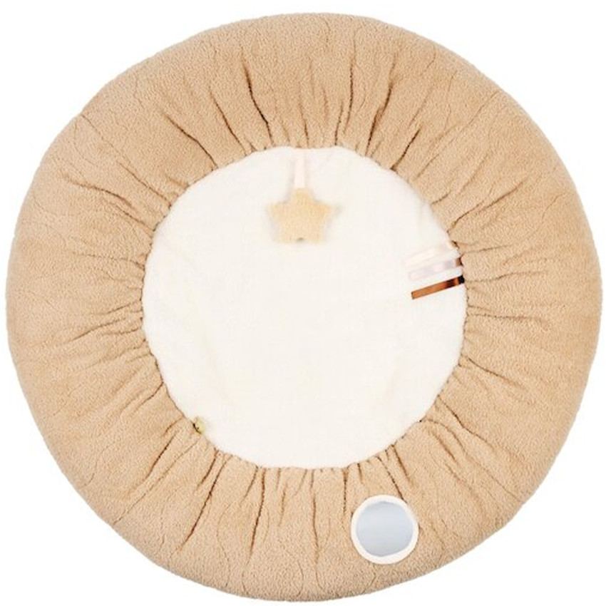 Tapis d'éveil Teddy Bouclette pouf avec arches - Beige 