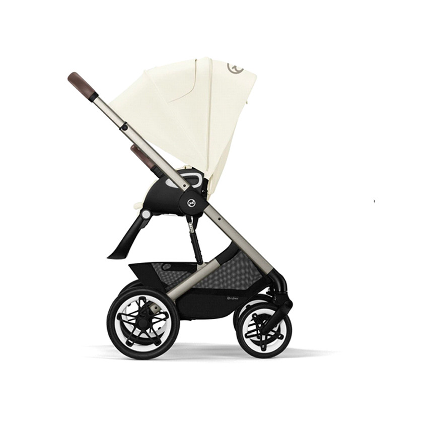 Poussette Talos S Lux Châssis Taupe - Seashell Beige 