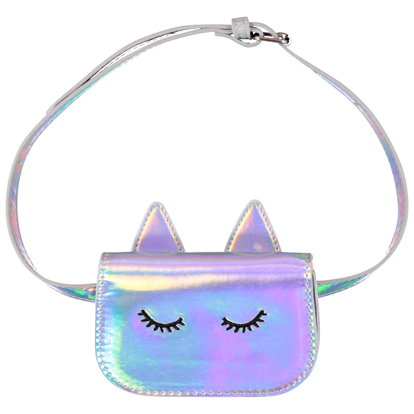 Ceinture sac effet iridescent 