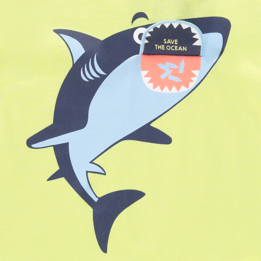 T-shirt met korte mouwen in jersey met speelse print voor jongens 