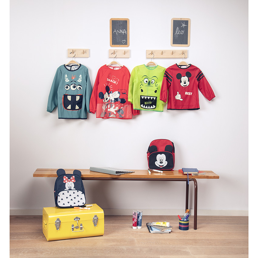 Tablier manches longues print monstre avec poche 