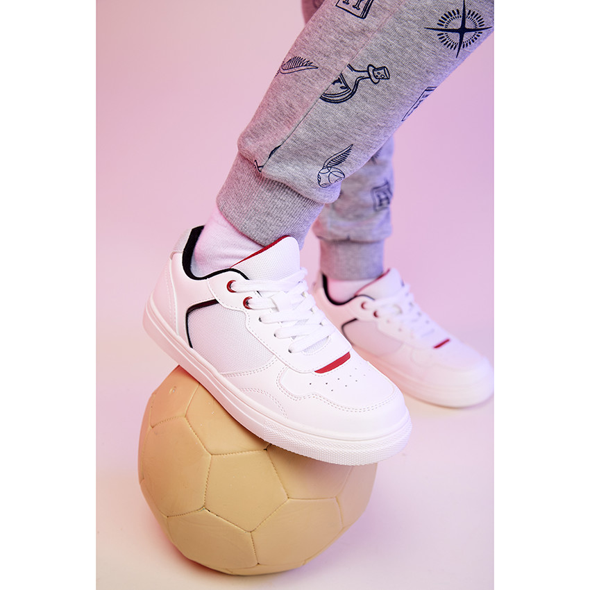 Basket de sport basses à lacets pour garçon 