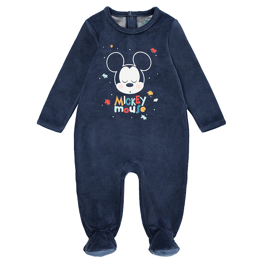 Dors-bien en velours avec print Disney Mickey 