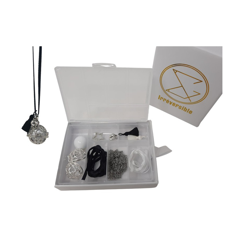 Box DIY bola de grossesse à créer et personnaliser Cage argent 