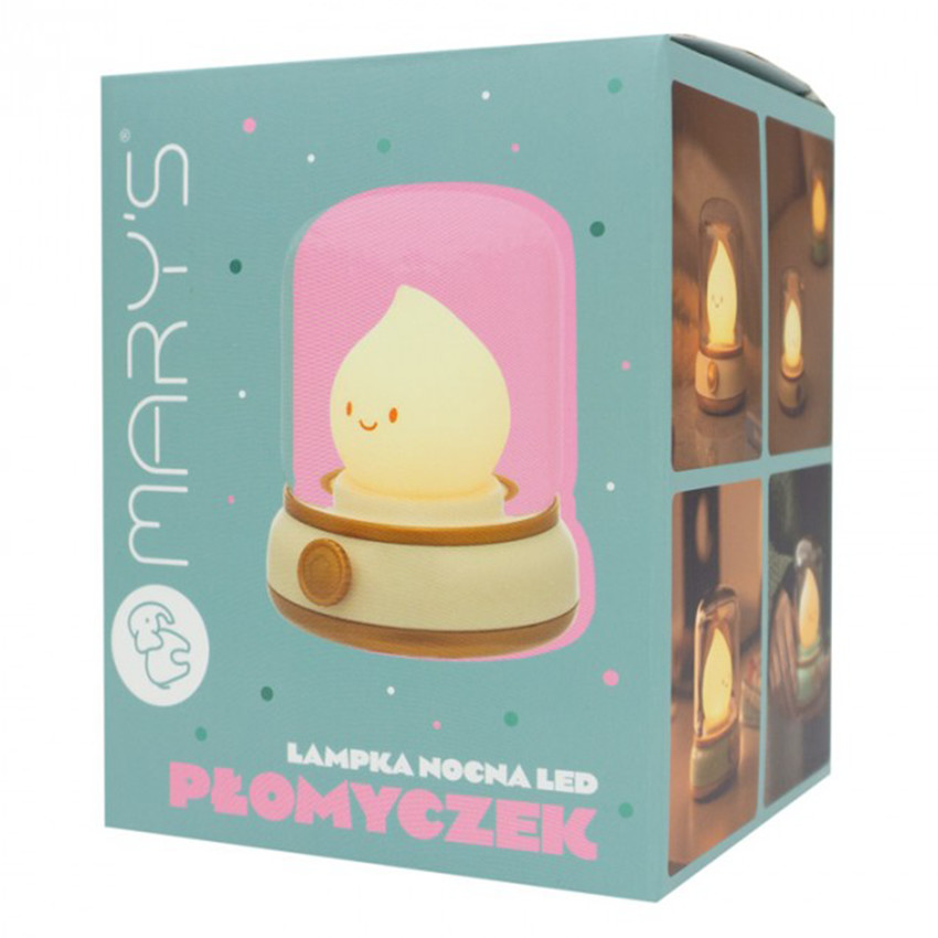 LED-nachtlampje Little Flame Geel 