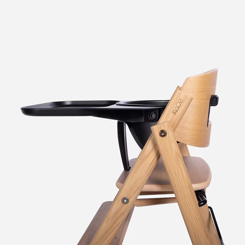 Tablette chaise haute Kaos Klapp pliable Noir 